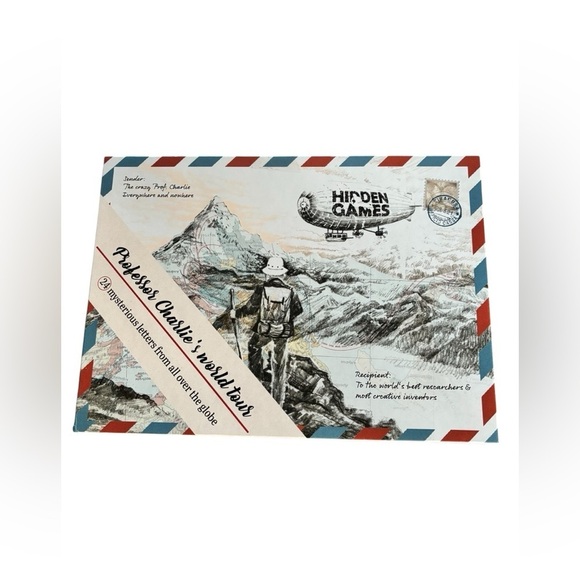 Hidden Games Professor Charlie ‘s World Tours 1-6 Players 41+ Adventure Riddles - Picture 2 of 5
